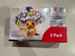 Pokemon Prismatic Evolutions Elite Trainer Box & Booster Bundle - Costco 2 Pack - Image 1
