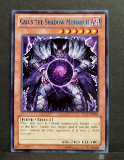 YuGiOh CAIUS THE SHADOW MONARCH DL15-EN006 Rare BLUE New - Image 1