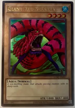 Giant Red Seasnake LCKC-EN097 | Ultra Rare Unlimited | Near Mint - Image 1