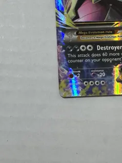 Pokemon TCG XY-Ancient Origins M Tyranitar EX Holo Card Moderately Played - Image 3