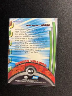 Pokemon Card - Team Rocket: Jesse HV2 - TV Animation - Topps Series 2 - Image 2