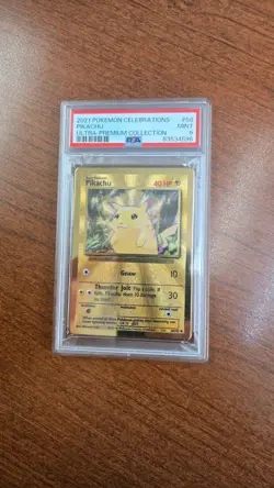 Pikachu - (Celebrations Metal Card) 058/102 PSA 9 - Image 1