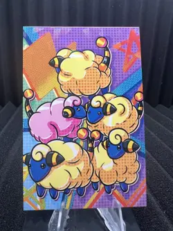 Mareep Graffiti - Cracked Ice Holo - Electric Pikachu Card Database - Pokemon - Image 1