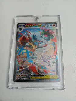 Mega Lucario Ex Alternate Art 179/132 Mega Evolution Secret Rare Pokemon Card NM - Image 1