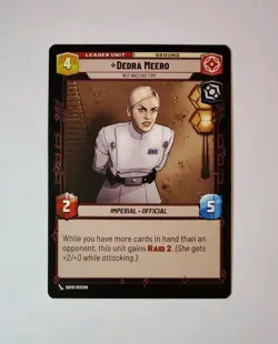 Star Wars Unlimited: Secrets Of Power -DEDRA MEERO #10 w/2 BONUS cards - Image 2