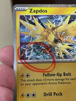 POKEMON ZAPDOS #SVP 157 BLACK STAR PROMO COSMOS HOLOFOIL WITH SWIRL NM CARD - Image 3