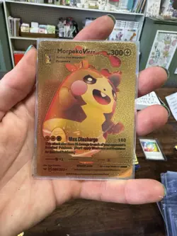 Morpeko VMAX 080/202 🔥 Pokemon Gold Foil Card Fan Art 🔥 - Image 1