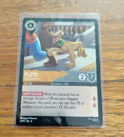 Lorcana Pluto Tried and True Promo card 27/P2 Disney - Reign of Jafar - Image 1