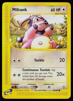 Pokemon Card - Miltank Aquapolis 94/147 Common Non Holo - Image 1