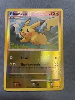 Pokemon TCG Supreme Victors 2009 Pikachu Reverse Holo Card #120/147 LP/MP - Image 1