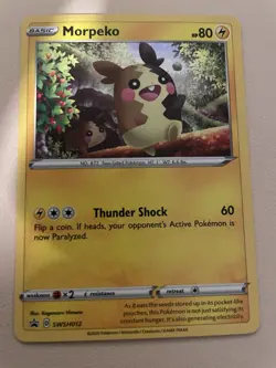 Morpeko SWSH012 SWSH: Sword & Shield Promo Cards Holo NM - Image 1