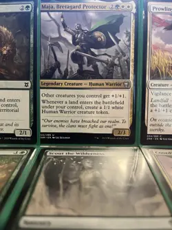MTG Pauper Commander Deck - Maja Bretagard Protector - Selesnya Landfall PDH - Image 1