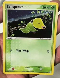 Vintage Rare Bellsprout 53/112 Reverse Holo Firered & Leafgreen Tcg Pokemon Card - Image 3