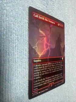 Call Forth the Tempest #0509 Borderless Rare Lord of the Rings MTG Near Mint - Image 2