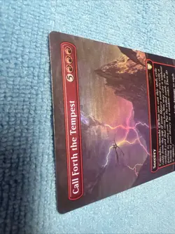 Call Forth the Tempest #0509 Borderless Rare Lord of the Rings MTG Near Mint - Image 5