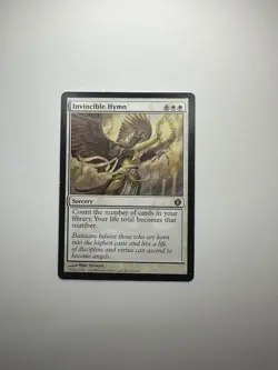 Invincible Hymn LP Shards of Alara Magic The Gathering Mtg Lightly Played Rare - Image 1