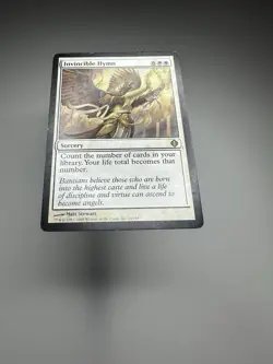 Invincible Hymn LP Shards of Alara Magic The Gathering Mtg Lightly Played Rare - Image 3