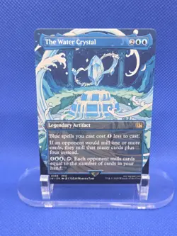 Magic the Gathering Final Fantasy The Water Crystal 0333 Borderless Rare NM - Image 1
