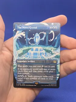 Magic the Gathering Final Fantasy The Water Crystal 0333 Borderless Rare NM - Image 2