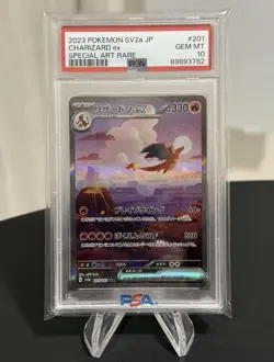 Charizard Ex PSA 10 SAR FA 201/165 sv2a 151 Card Pokemon Japanese - Image 1