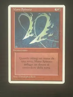 Magic MTG Italian Revised Manabarbs Artist Proof Near Mint - Only 50 Exist! - Image 1