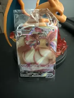 Eevee VMAX SWSH087 -Black Star Promo- Rare Holo Pokemon Card Near Mint - SEALED - Image 1