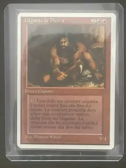 Magic MTG Italian Revised Stone Giant Artist Proof Near Mint - Only 50 Exist! - Image 3