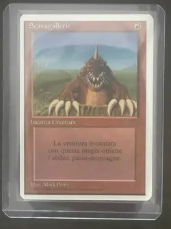 Magic MTG Italian Revised Burrowing Artist Proof Near Mint - Only 50 Exist! - Image 3