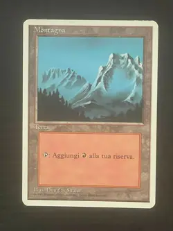 Magic MTG Italian Revised Mountain Artist Proof Near Mint - Only 50 Exist! - Image 1