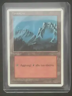 Magic MTG Italian Revised Mountain Artist Proof Near Mint - Only 50 Exist! - Image 3
