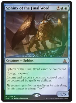 Sphinx of the Final Word - Foil NM + 10 Random Rares - Image 1