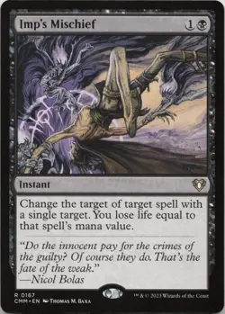 Imp's Mischief R Commander Masters 167 NM MTG - Image 1