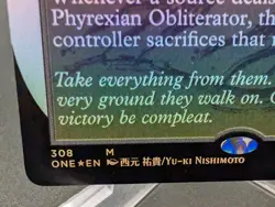 Phyrexian Obliterator (Showcase) Phyrexia: All Will Be One Foil - Image 2