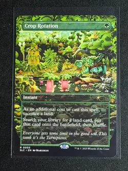 MTG Secret Lair Encyclopedia of Magic the Gathering Crop Rotation Rare - Image 1