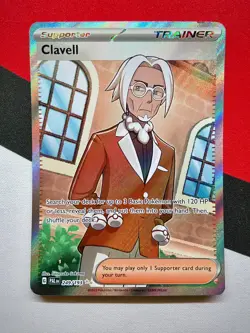 Clavell Full Art Trainer 249/193 SV Paldea Evolved Pokemon PACK FRESH - Image 1