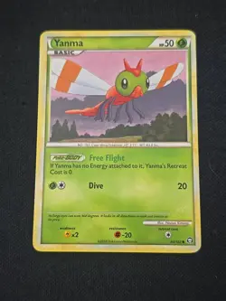 Yanma 84/102 Triumphant Regular Pokemon TCG Light Played Condition - Image 1