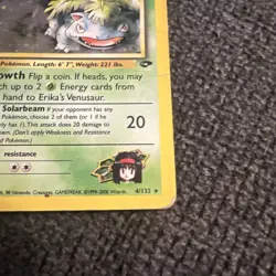 Pokemon TCG Erika's Venusaur 4/132 Holo Unlimited Pokemon Gym Challenge Hp - Image 4
