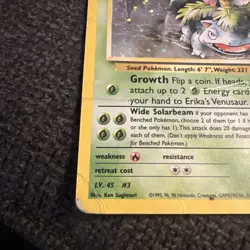 Pokemon TCG Erika's Venusaur 4/132 Holo Unlimited Pokemon Gym Challenge Hp - Image 5