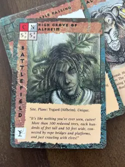 Blood Wars Basic LOT - 1995 TSR CCG - 184 Cards - All Unique - 16 Rares - NM/LP - Image 4
