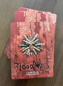 Blood Wars Basic LOT - 1995 TSR CCG - 184 Cards - All Unique - 16 Rares - NM/LP - Image 5