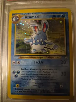 2000 POKEMON NEO GENESIS #2 AZUMARILL-HOLO PSA 7 - Image 2