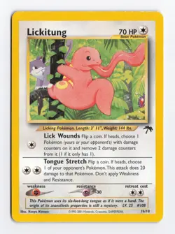 Lickitung 16/18 Regular Non Holo Southern Islands WOTC Pokemon Card TCG LP- - Image 1