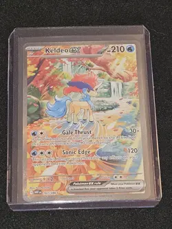 Pokemon White Flare Keldeo EX SIR Full Art Special Illustration Rare 167/086 - Image 1