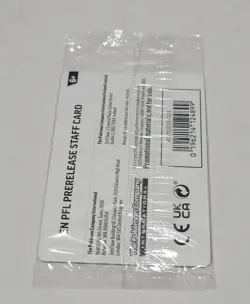 Pokemon Phantasmal Flames Staff Pre Release Sealed Promo Pack - Image 2