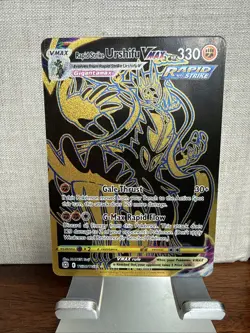 Pokemon TCG Rapid Strike Urshifu VMAX TG30/TG30 Secret Rare Gold Brilliant Star - Image 1