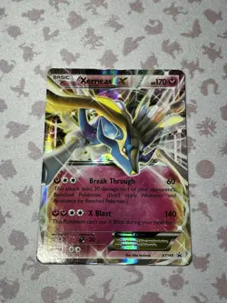 Xerneas EX (Shiny) XY149 Pokemon XY Black Star Promo Rare Holo TCG 2016 (LP+) - Image 4