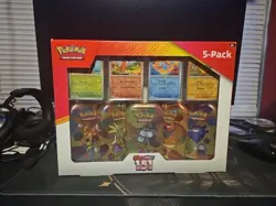 Pokemon 151 Scarlet Violet Costco 5-Pack Mini Tin Bundle Exclusive New & Sealed - Image 1