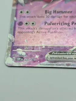 Pokemon TCG Tinkaton EX 031 Scarlet & Violet Promo Holofoil Near Mint - Image 4