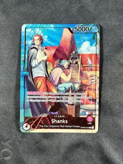 One Piece Shanks Leader PSA Promo Card Exclusive OP09-001 - Image 1