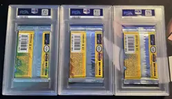 1999 WOTC Pokemon Base Foil Pack PSA 8 Charizard Blastoise Venusaur Set - Image 2
